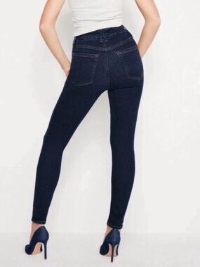 NWT Good American Good Legs Always Fits Jeans in Denethic Blue 6-12